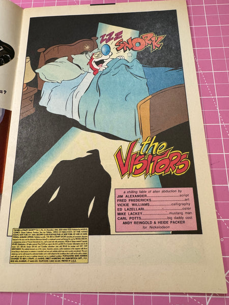 Issue #37 December 1995 Marvel Ren and Stimpy Show (1992) Comic Books Autographed by Bob Camp