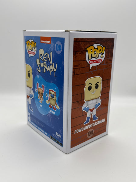 Funko Pop Powdered Toastman, signed & personalized by Bob Camp, Cocreator of The Ren & Stimpy Show