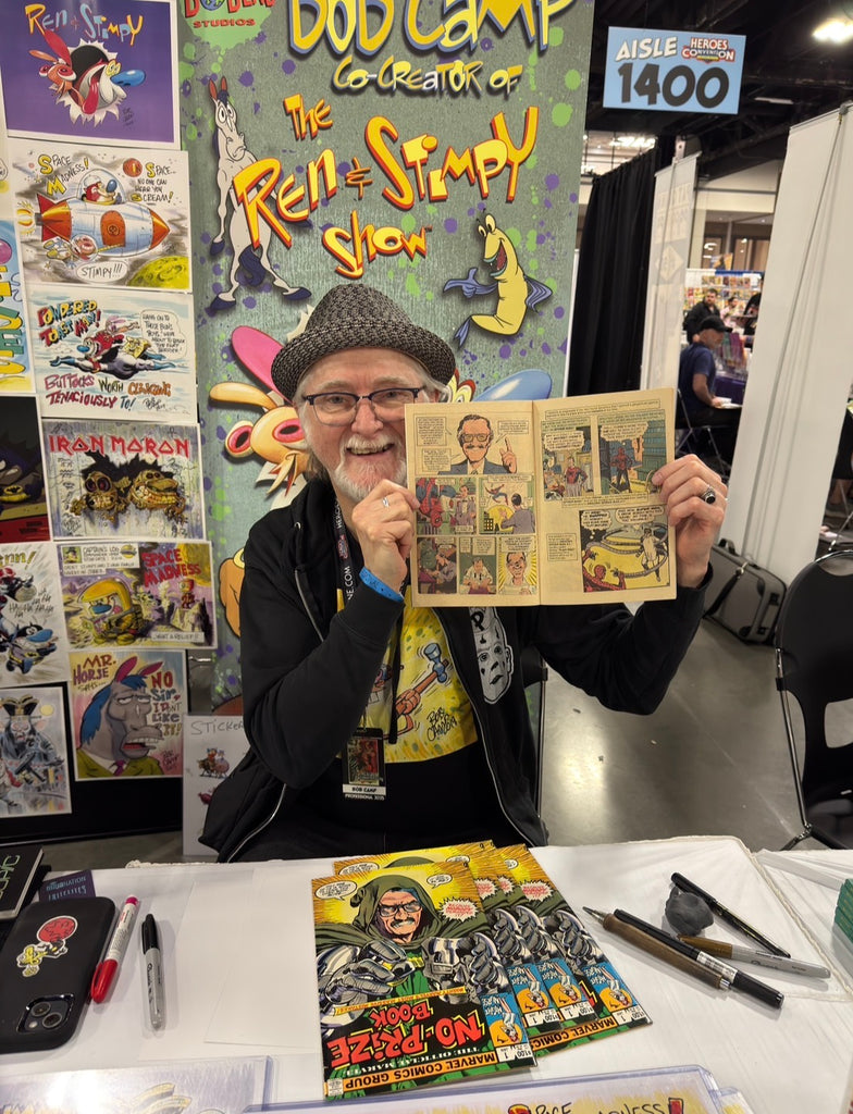 The Official Marvel No Prize Book Autographed by Bob Camp