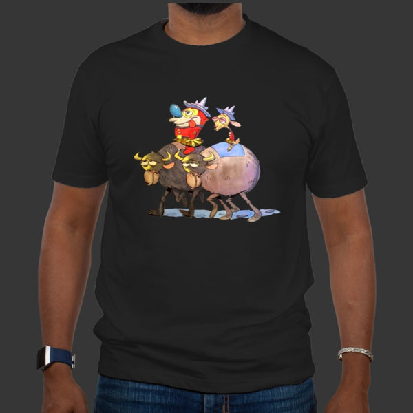 Bob Camp Art Ren and Stimpy Royal Canadisn Kilted Yaksmen TShirts