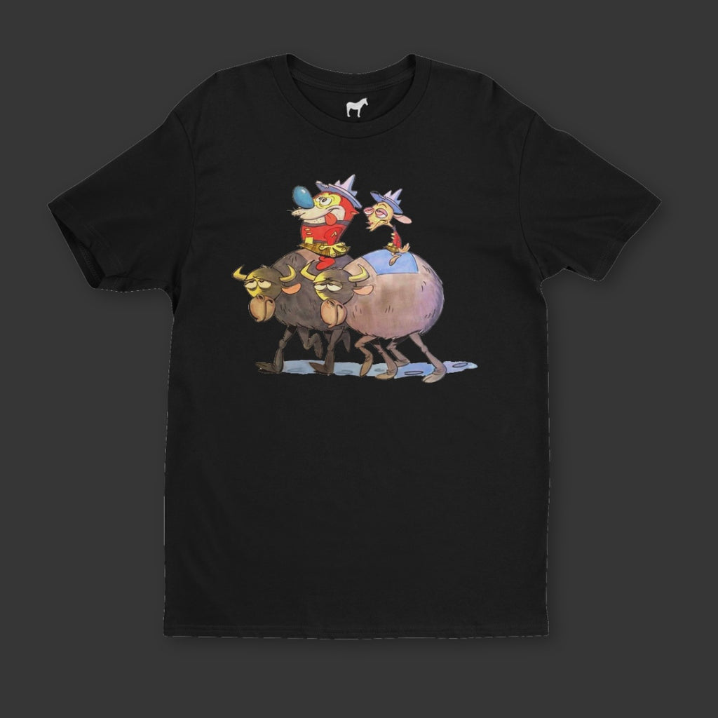 Bob Camp Art Ren and Stimpy Royal Canadisn Kilted Yaksmen TShirts