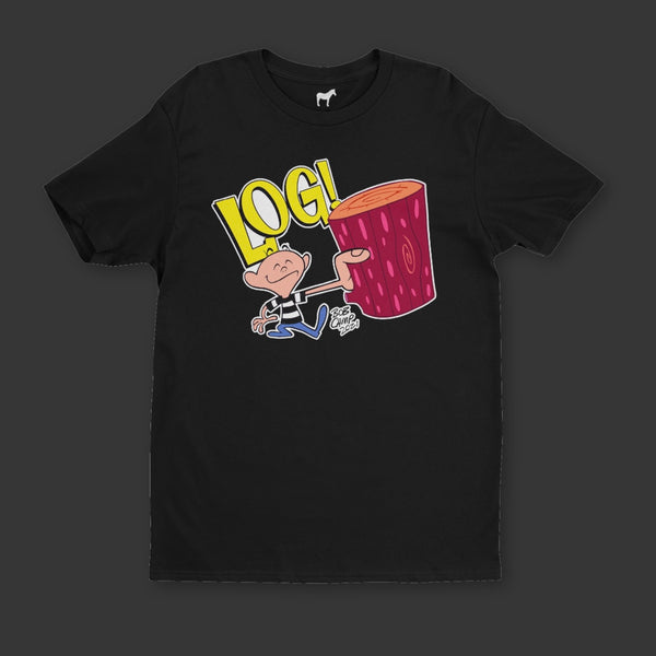 Bob Camp Art Ren and Stimpy Log TShirts