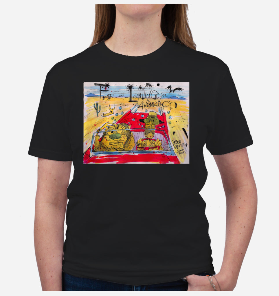 Bob Camp Art Ren and Stimpy Fear And Loathing In Animation TShirt