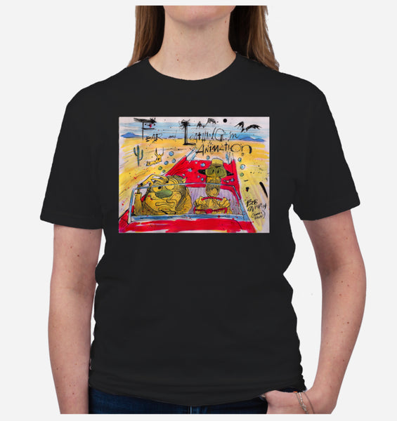 Bob Camp Art Ren and Stimpy Fear And Loathing In Animation TShirt