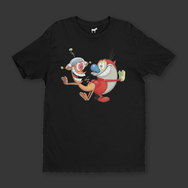 Bob Camp Art Ren and Stimpy Full Center Happy Happy Joy Joy TShirts