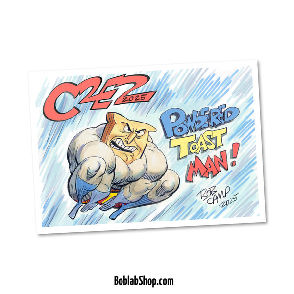 C2E2 2025 Exclusive Ren & Stimpy Poster Set – 11x14, Signed by Bob Camp