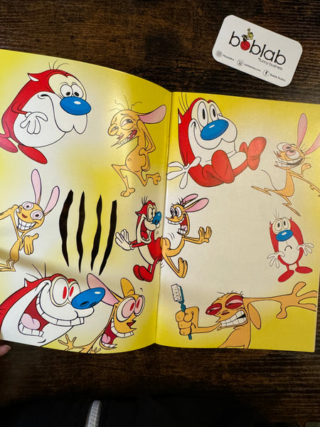Issue #25 December 1994 Marvel Ren and Stimpy Show (1992) Comic Books Autographed by Bob Camp