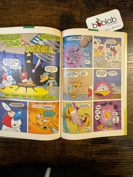 Issue #25 December 1994 Marvel Ren and Stimpy Show (1992) Comic Books Autographed by Bob Camp