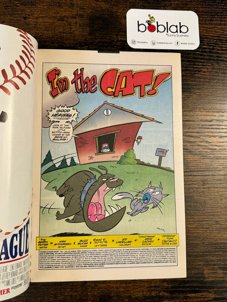 Issue #21 August 1994 Marvel Ren and Stimpy Show (1992) Comic Books Autographed by Bob Camp