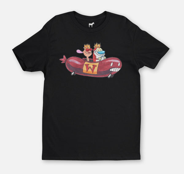 Bob Camp Art Ren and Stimpy Weiner Barons TShirts