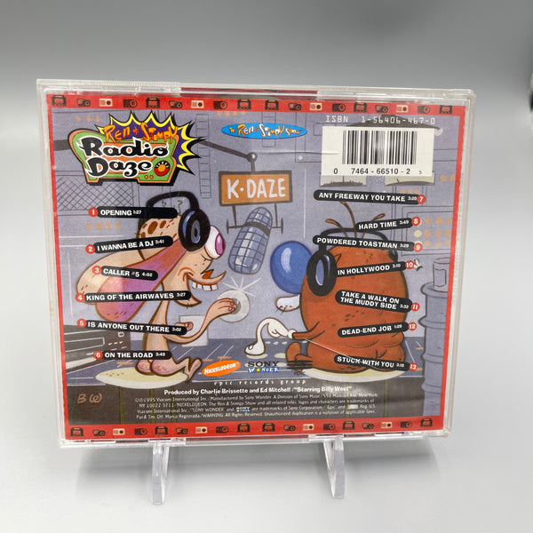 Marvel Absurd Comics Ren & Stimpy Radio Daze Comic Book, Cassette, CD, signed by Bob Camp