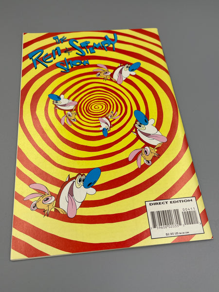 Marvel Nickelodeon Ren & Stimpy Show Special Four Swerks January 1995 Comic Book Signed by Bob Camp
