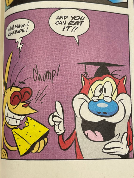 Issue #11 October 1993 Marvel Ren and Stimpy Show (1992) Comic Books Autographed by Bob Camp