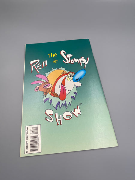 Marvel Nickelodeon Ren & Stimpy Show Special Comic Book #2 Summer Jobs 1994 Signed by Bob Camp