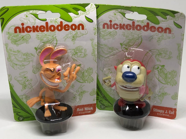 Nickelodeon Figurines - Ren & Stimpy, signed by Bob Camp