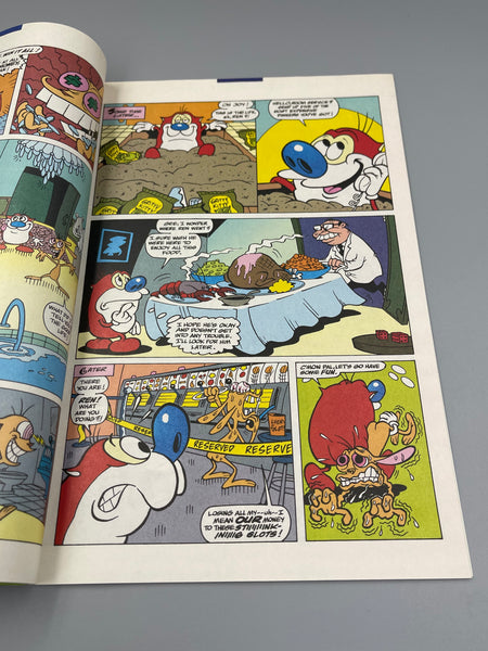 Marvel Nickelodeon Ren & Stimpy Show Special Four Swerks January 1995 Comic Book Signed by Bob Camp