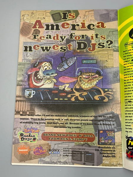 Marvel Absurd Comics Ren & Stimpy Radio Daze Comic Book, Cassette, CD, signed by Bob Camp