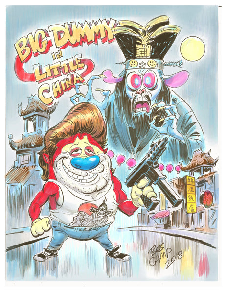 11x14 Ren & Stimpy Art Posters Autographed by Bob Camp