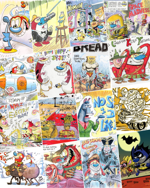 Bob Camp Art Prints Mega Surprise 2-Pack ‘Ren & Stimpy’ Posters 11x14
