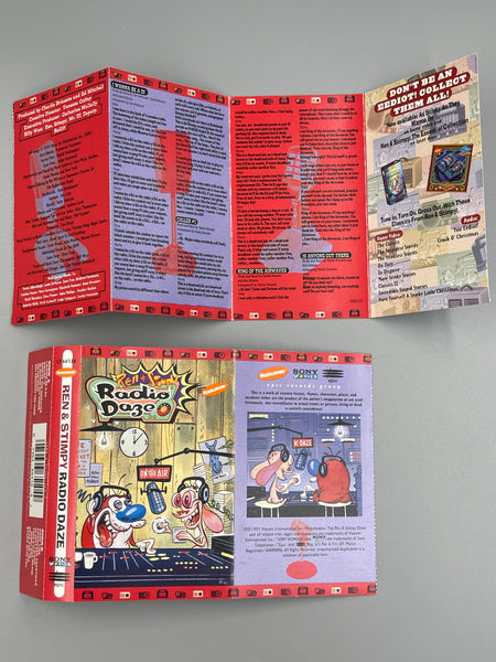 Marvel Absurd Comics Ren & Stimpy Radio Daze Comic Book, Cassette, CD, signed by Bob Camp