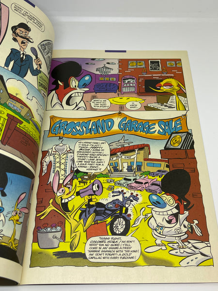 Issue #16 March 1994 Marvel Ren and Stimpy Show (1992) Comic Books Autographed by Bob Camp