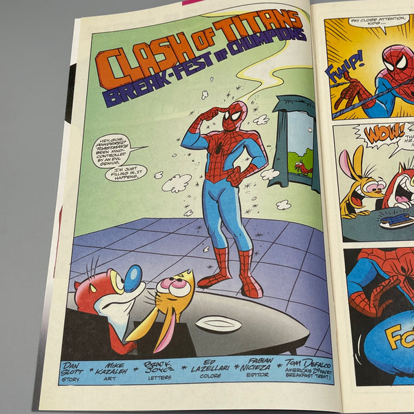 Issue #6 May 1993 Marvel Ren and Stimpy Show (1992) Comic Books Autographed by Bob Camp