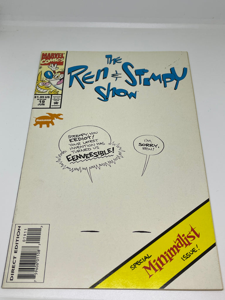 Issue #19 June 1994 Marvel Ren and Stimpy Show (1992) Comic Books Autographed by Bob Camp