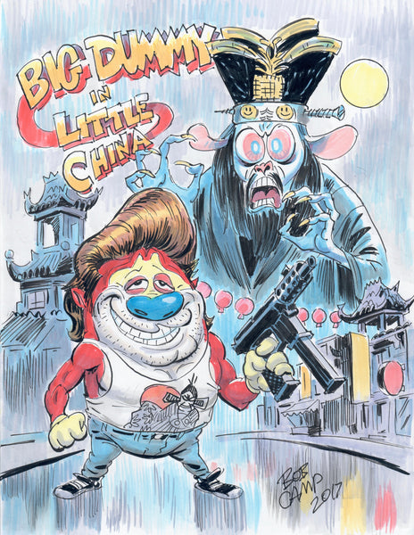 11x14 Ren & Stimpy Art Posters Autographed by Bob Camp
