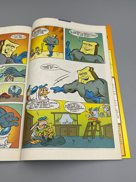 Marvel Nickelodeon Ren & Stimpy Show Special Comic Book #2 Summer Jobs 1994 Signed by Bob Camp
