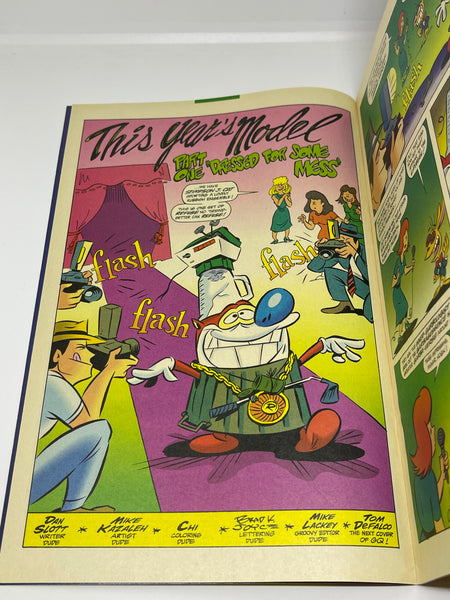 Issue #17 April 1994 Marvel Ren and Stimpy Show (1992) Comic Books Autographed by Bob Camp