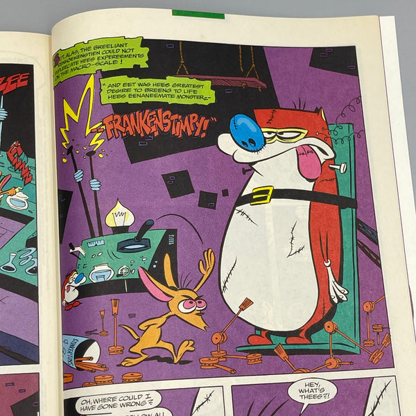 Issue #2 January 1993 Marvel Ren and Stimpy Show (1992) Comic Books Autographed by Bob Camp